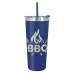 24 Oz. Full Laser Colma Stainless Steel Tumbler