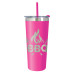24 Oz. Full Laser Colma Stainless Steel Tumbler