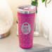 24 Oz. Full Laser Colma Stainless Steel Tumbler