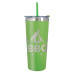24 Oz. Full Laser Colma Stainless Steel Tumbler