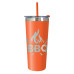 24 Oz. Full Laser Colma Stainless Steel Tumbler