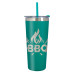 24 Oz. Full Laser Colma Stainless Steel Tumbler