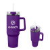 40 Oz. Quest Stainless Steel Tumbler with Straw