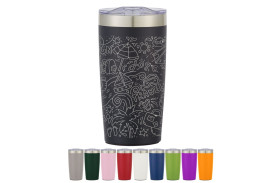 20 Oz. Full Laser Two-Tone Himalayan Stainless Steel Tumbler 20 Oz. Full Laser Two-Tone Himalayan Stainless Steel Tumbler